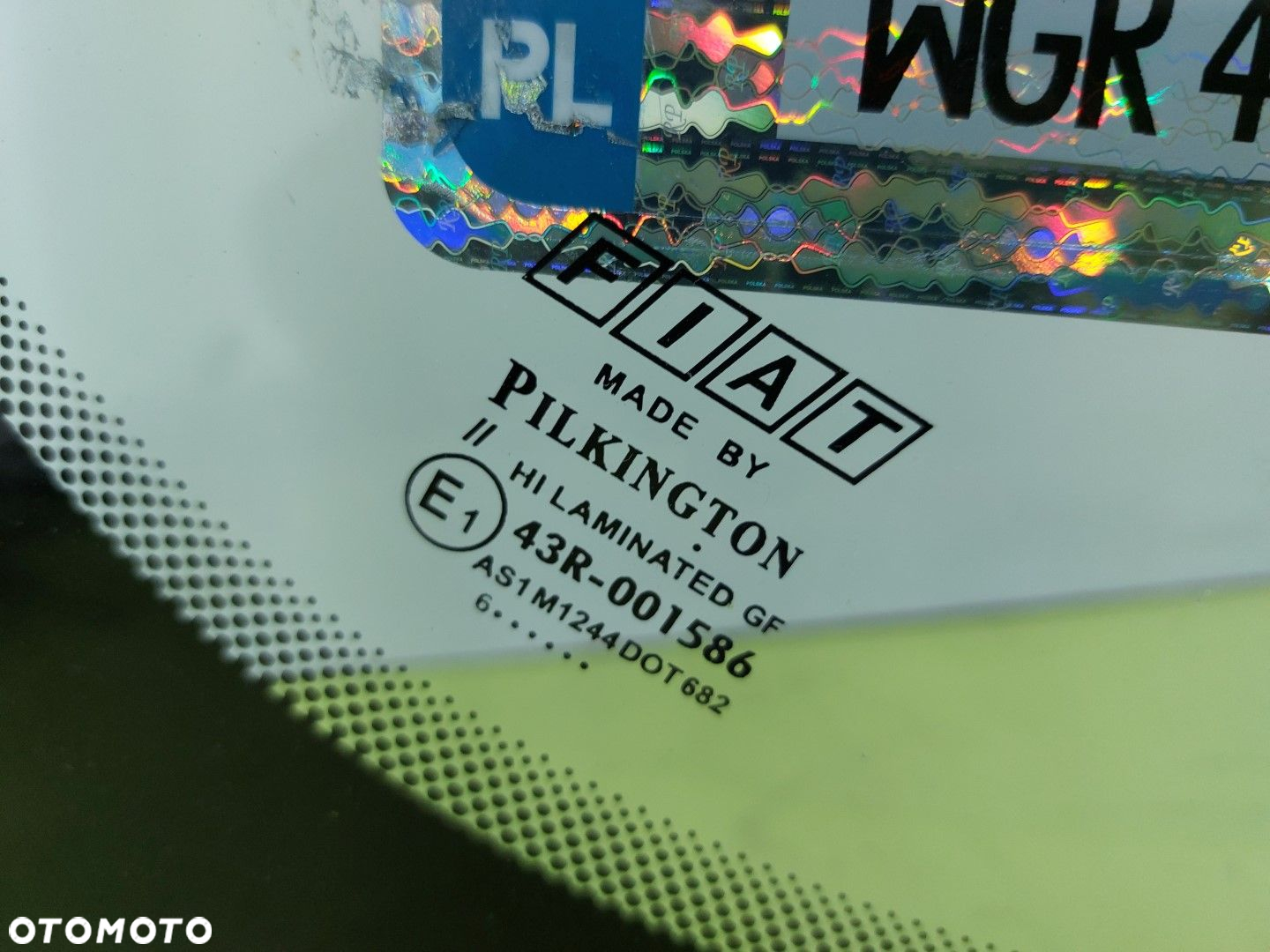 Szyba przednia CZOŁOWA Fiat Grande Punto 2005-2009 ORYGINAŁ - 2