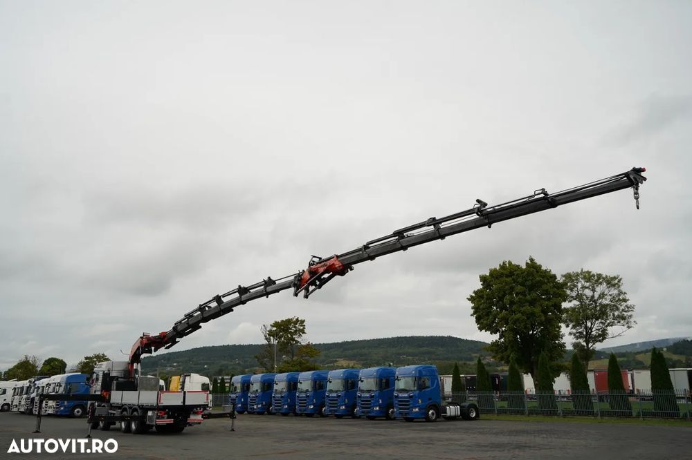 MAN TGS 41.480 / 8X6 / CUTIE + HDS PALFINGER PK 92002-SH F + FLY JIB 170 E / REACH 34 M / ÎNCĂRCARE MAX. 26.000 KG / RADIOCOMANDĂ / 5 SUPORTURI / 7 FUNCȚII / FULL SERVICE MAN / FULLINGER - 3