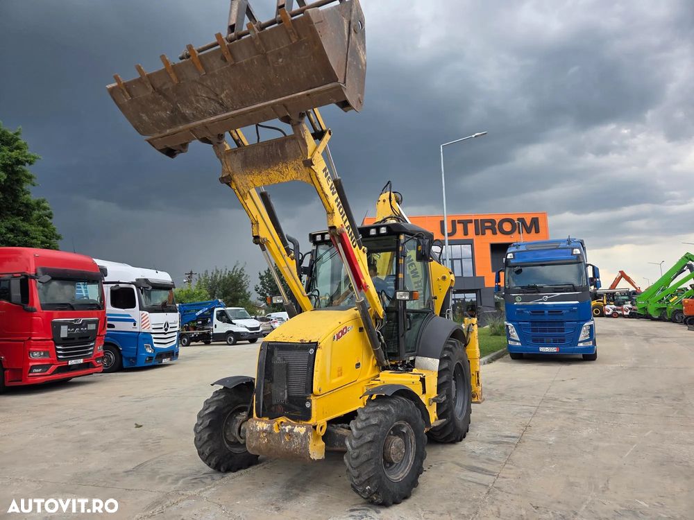 New Holland B110C, 2020, 5.117h, 110 CP, Cupa multifunctionala 4x1 cu furci, Brat excavare extensibil, fara aer conditionat, CE, lung 5,8m, latime 2,3m, Masa operatinala 8tone, Adancime  sapare 6m, posibil leasing 4 ani-PROMOTIE 39.900 EUR+Tva - 10