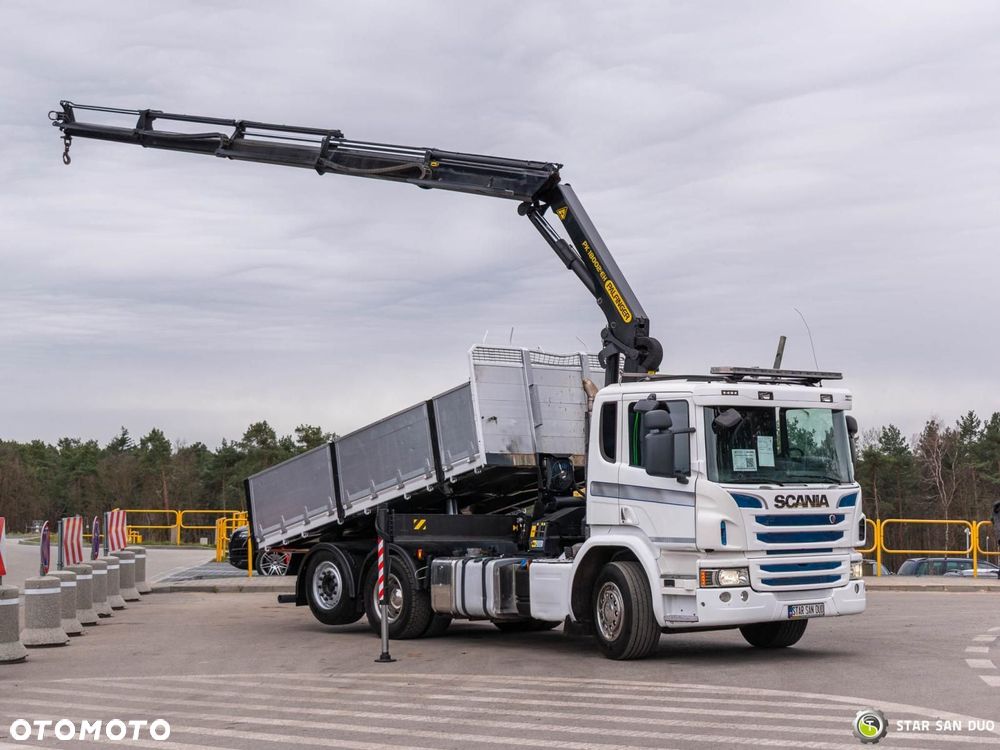 Scania P320 6x2 Palfinger PK 18002 EH HDS Żuraw Wywrotka - 6