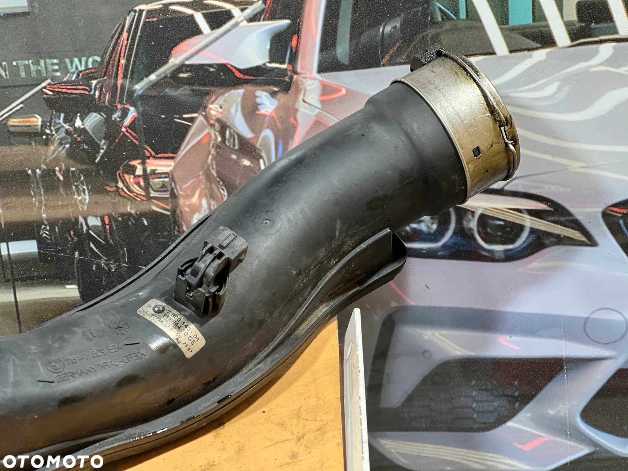 PRZEWÓD RURA INTERCOOLERA BMW E90 E91 N57 7800143 - 2