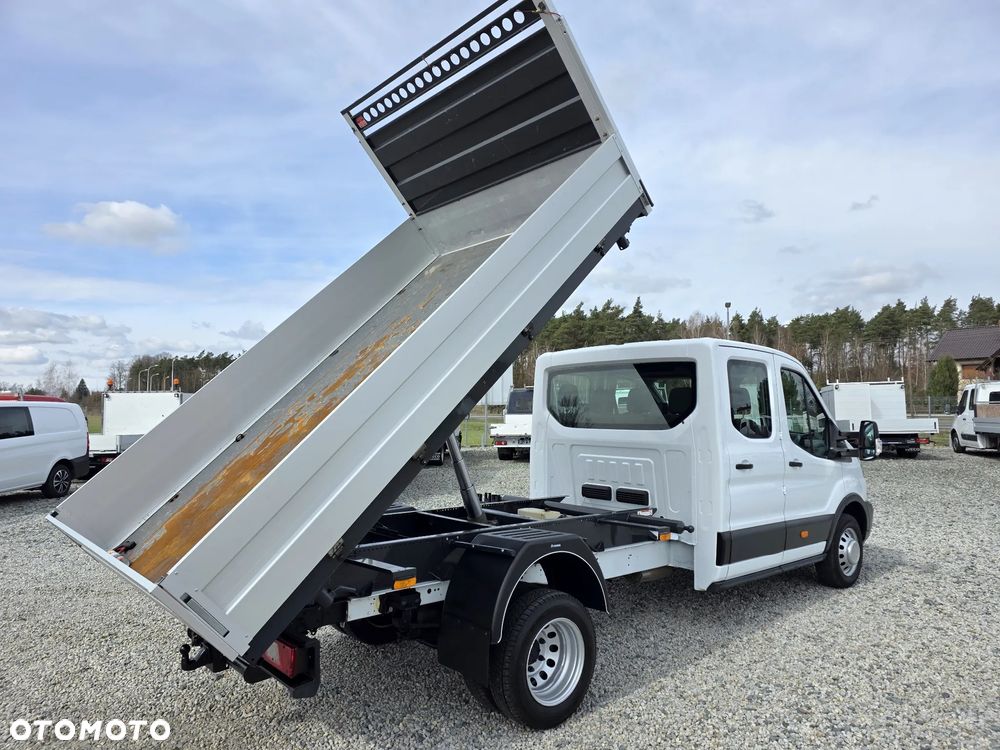 Ford TRANSIT 2,0 TDCI 170 KONNY WYWROTKA 3 STRONNA DOKA BRYGADÓWKA 7 OSOBOWA KLIMA WEBASTO LEDY 150T/KM PRZEBIEGU BLIŻNIAKI DO 3,5T WYWROT GWARANCJA - 31