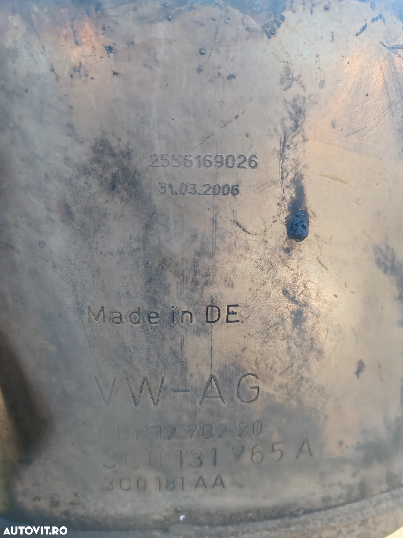 FILTRU DE PARTICULE VOLKSWAGEN EURO4 COD EBP1270220 3C0181AA 3C0131765A - 3