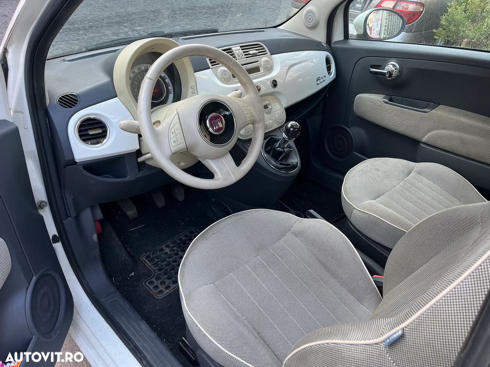 Dezmembrez Fiat 500 alb 2007 1,4 benzina 73KW - 7