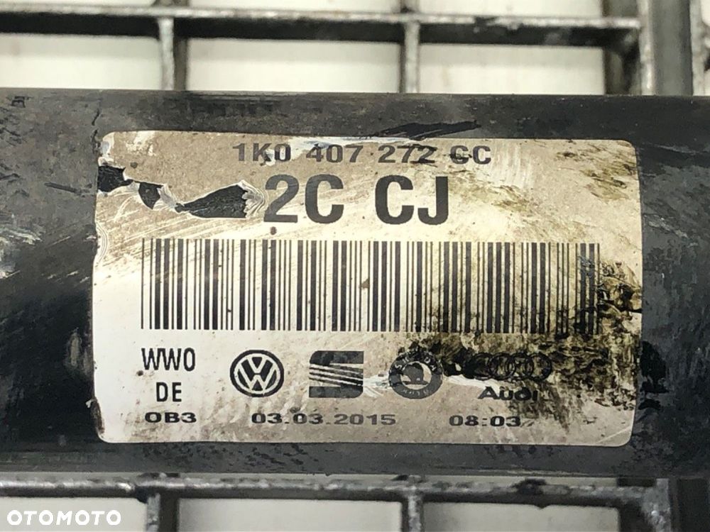 PÓŁOŚ PRAWY PRZÓD  VW GOLF VII Variant (BA5, BV5) 2013 - 2022 1.6 TDI 66 kW [90 KM] olej - 6