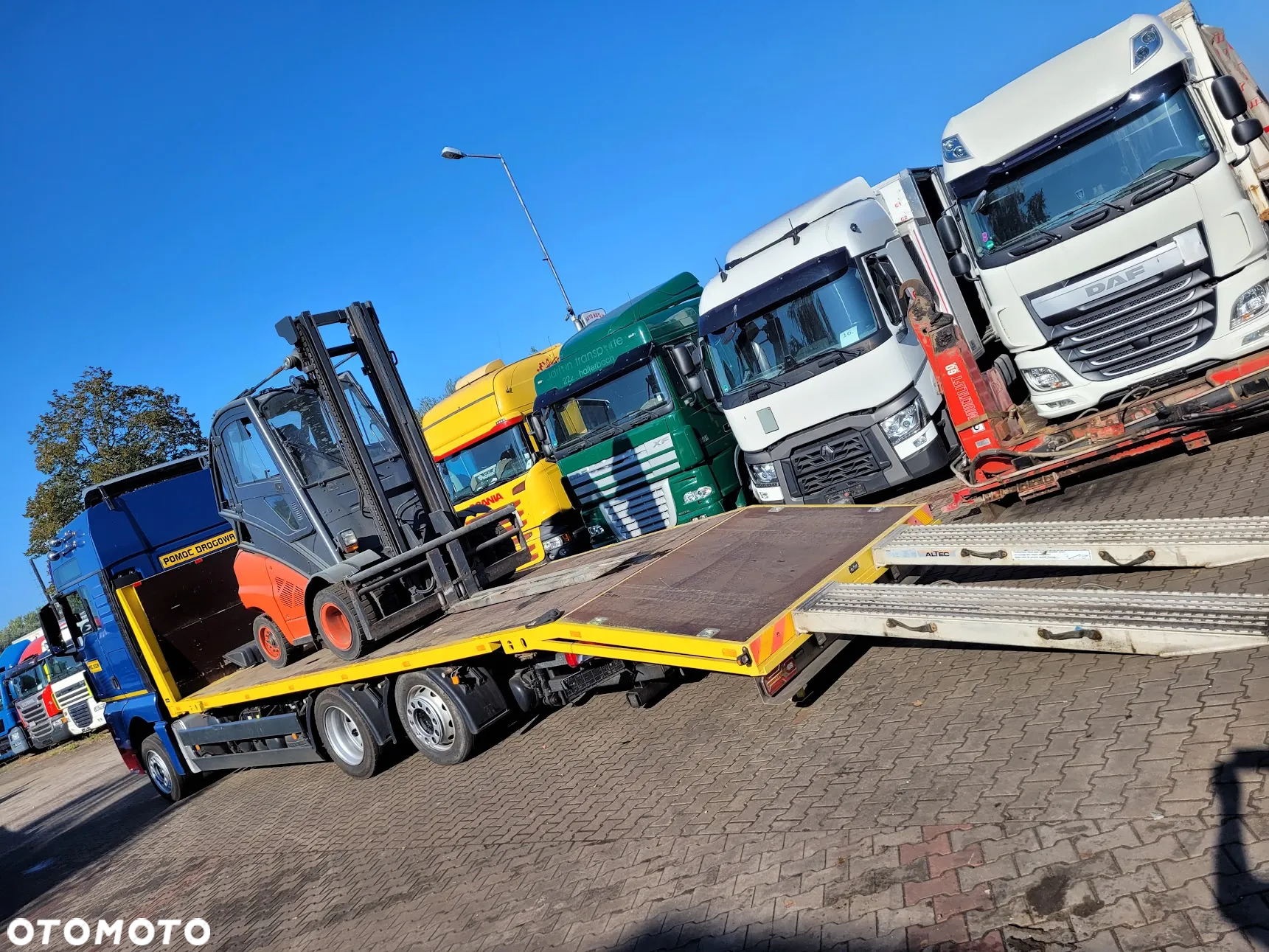 MAN Man TGS ;TGX - pomoc drogowa * laweta * najazd * transport maszyn * 6x2 - 5