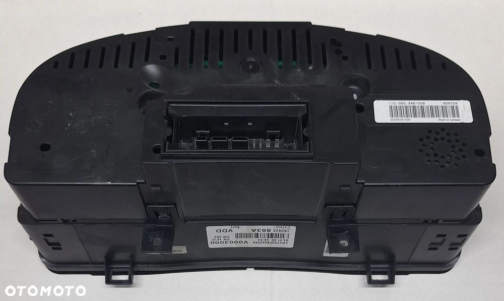 LICZNIK ZEGARY 1K0920863A VW GOLF PLUS 1.4B EUR - 2