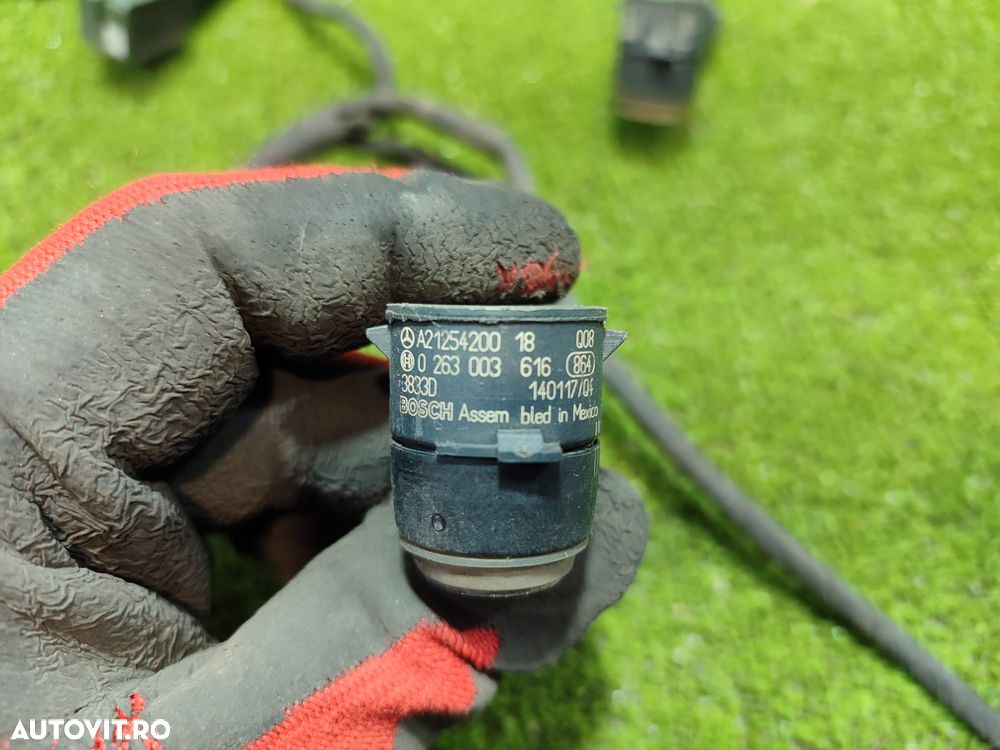 SENZORI PARCARE FATA + INSTALATIE MERCEDES BENZ C250 W204 C-Class 2011 2.1 DIESEL (Sedan) COD OEM A0001534524 / A2125420118 / 0263003616 / 2007-2015 - 4