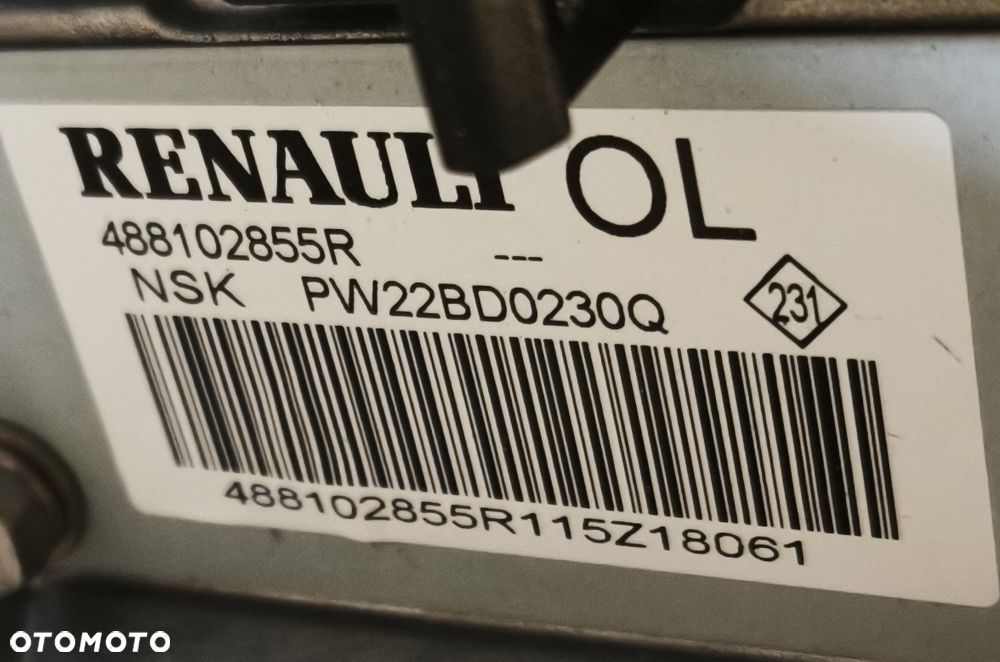 RENAULT SCENIC III 16r KOLUMNA KIEROWNICZA 488102855R WSPOMAGANIE - 2