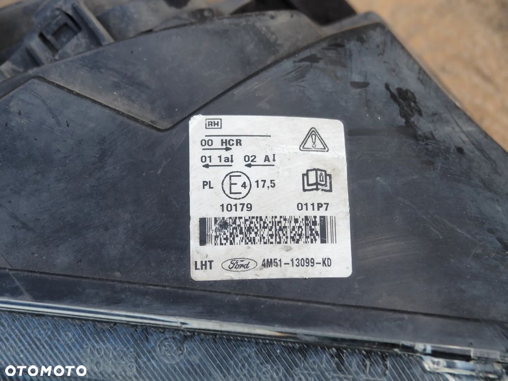 Lampa przód przednia Ford Focus Mk.2 4M51-13099-KD Anglik - 3