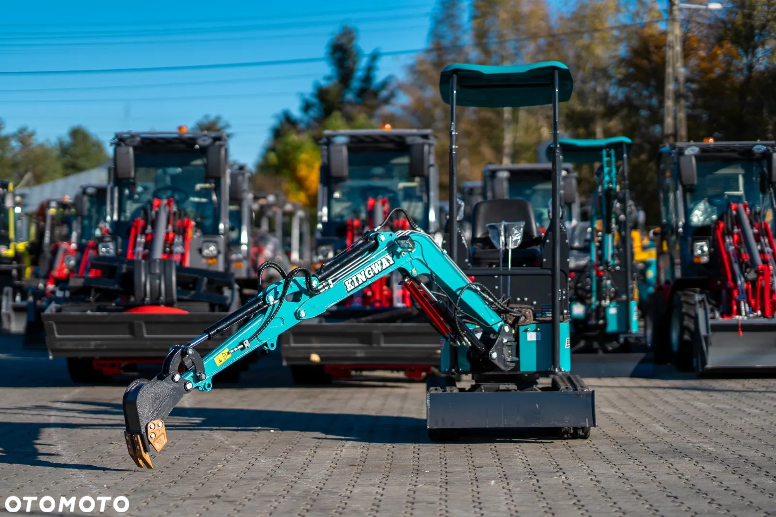 Kingway BAGGER 1000 Joistick Ramię Skrętne 1200kg 3 łyżki - 20