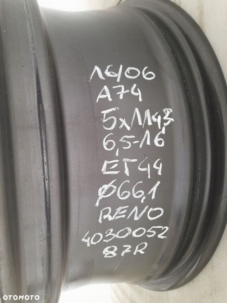 Felga aluminiowa Renault OE 403005287R 6.5" x 16" 5x114,3 ET44 - 4