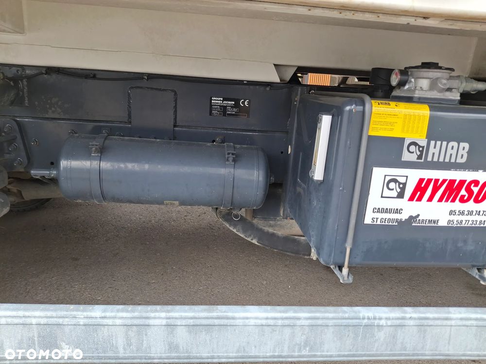 DAF LF 45.180 Wywrotka 3 Stronna + Hydroburta HDS HIAB Żuraw Dźwig Sterowanie Radiowe Łyżka Chwytak Obrotowy Dzielone Burty Hak Klimatyzacja Niski Przebieg Blokada Mostu Oświetlenie Ostrzegawcze - 11