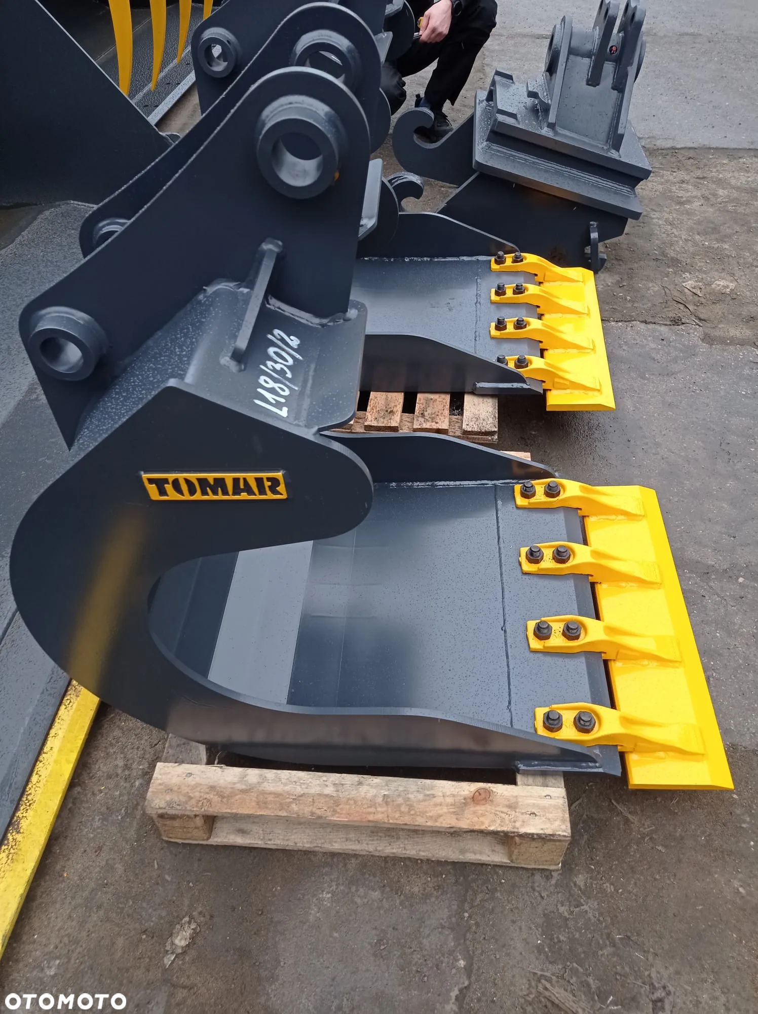 Łyżka JCB do gliny 60cm + lemiesz+zęby Jcb 3CX Jcb 4CX JCB koparko-ładowarka Koparka CAT CASE NEW HOLLAND 8055 8060 - 3