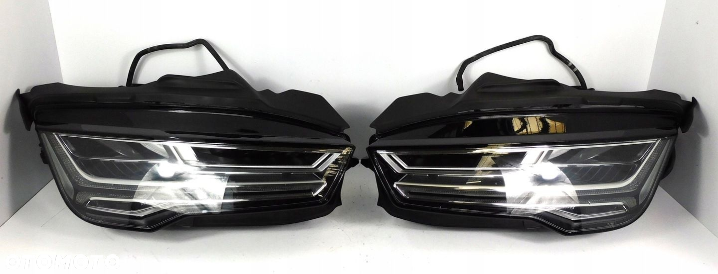 AUDI A7 C7 4G8 LIFT S LINE KOMPLETNY PRZÓD ZDERZAK LAMPY MASKA PAS LY8X - 15