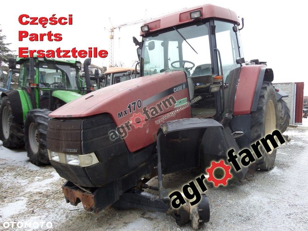 Case MX 170 części, skrzynia biegów, silnik, oś - 1