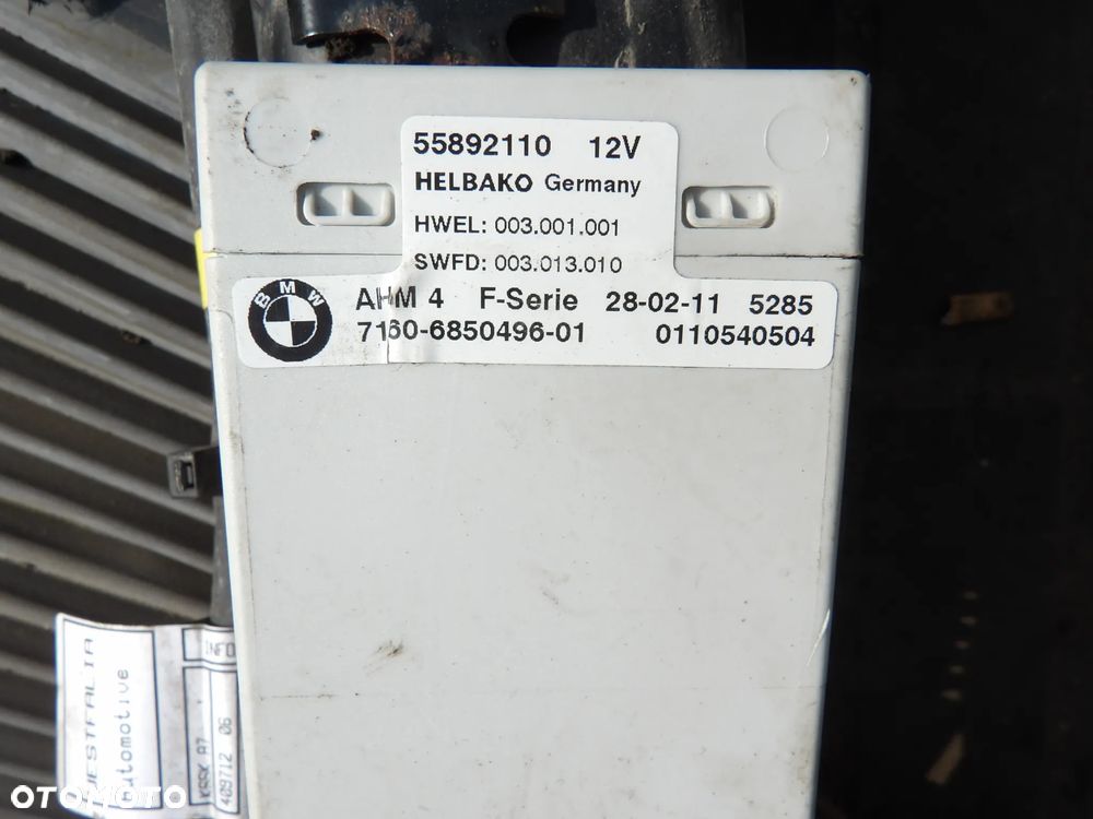 BMW - F10,F11 - KOMPLETNY HAK HOLOWNICZY - ELEKTRYCZNY - KOMPLET - 6850496  6850460 - 4