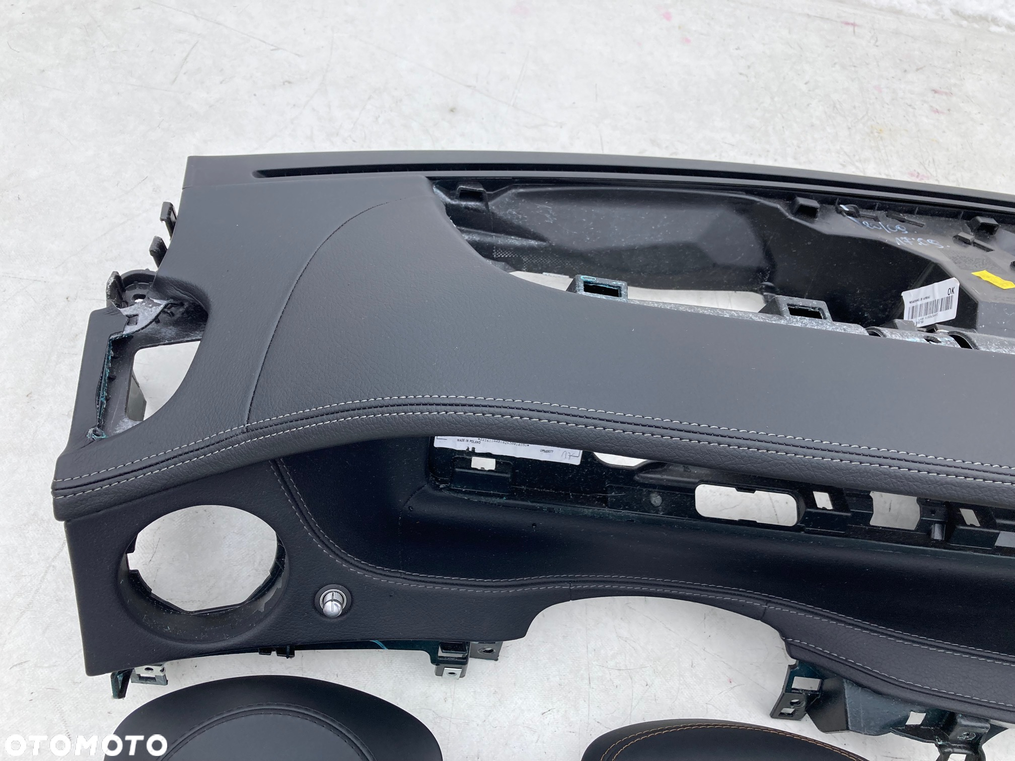 MERCEDES S W217 W222 DASHBOARD DESKA KONSOLA KOKPIT PULPIT PÓŁKA PARAPET PODUSZKI AIRBAG PASY PAS KURTYNA FOTELA FOTEL CURTAIN  SEAT BELT KAPOTAŻ TURNOVER Raz2 - 9