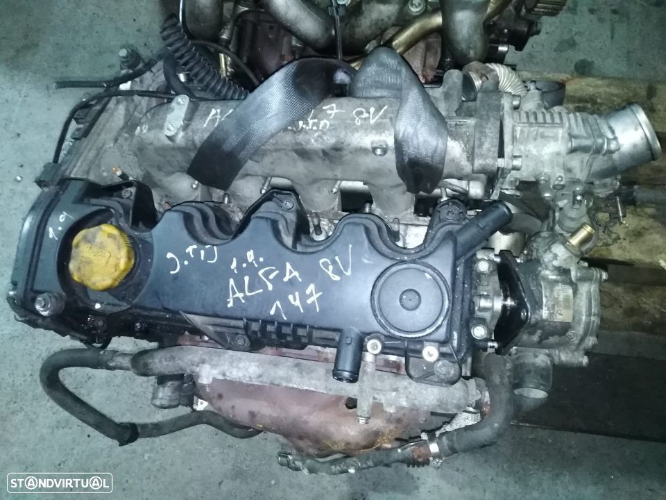 Motor Para Peças Alfa Romeu 147 1.9JTD 8v 120cv Ref.: 937A3000 - 1
