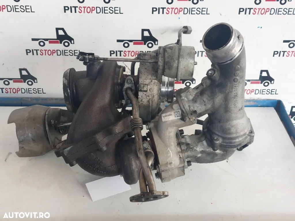 Turbosuflanta bi-turbo 6510906380 A6510906380 Mercedes-Benz Sprinter 2011 2012 2013 2014 2015 2016 2017 - 3