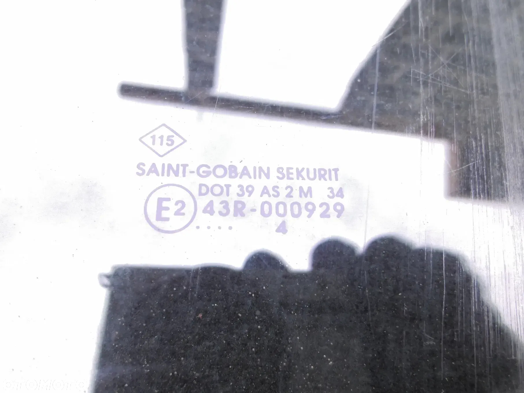 RENAULT KANGOO I SZYBA DRZWI LEWY PRZÓD 2004 ROK - 3