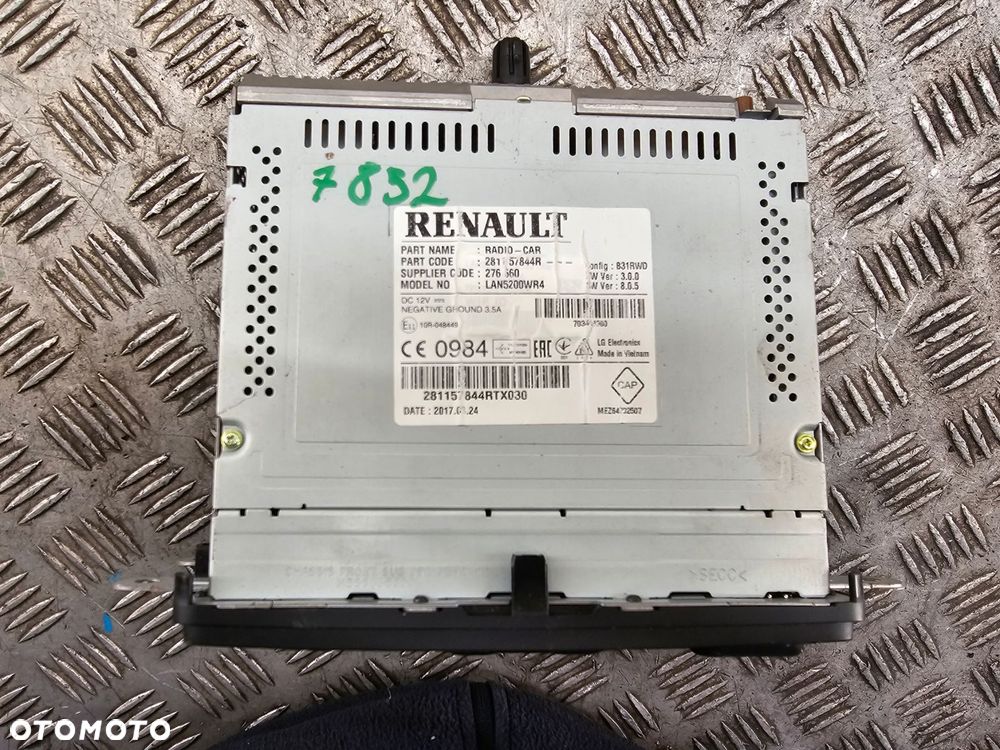 oryginał renault radio nawigacja 281157844r renault opel - 1