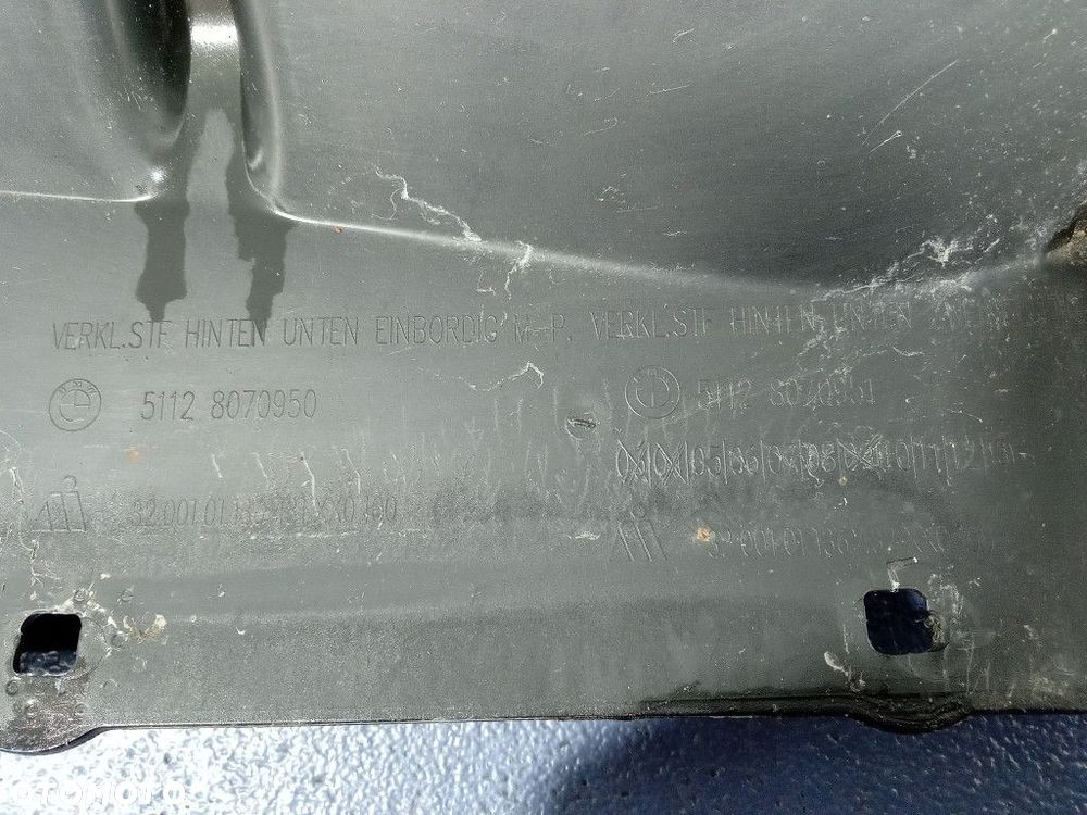 BMW 1 F40 DYFUZOR DOKŁADKA DOLNA ZDERZAKA TYŁ M-PAKIET 8070951 - 10