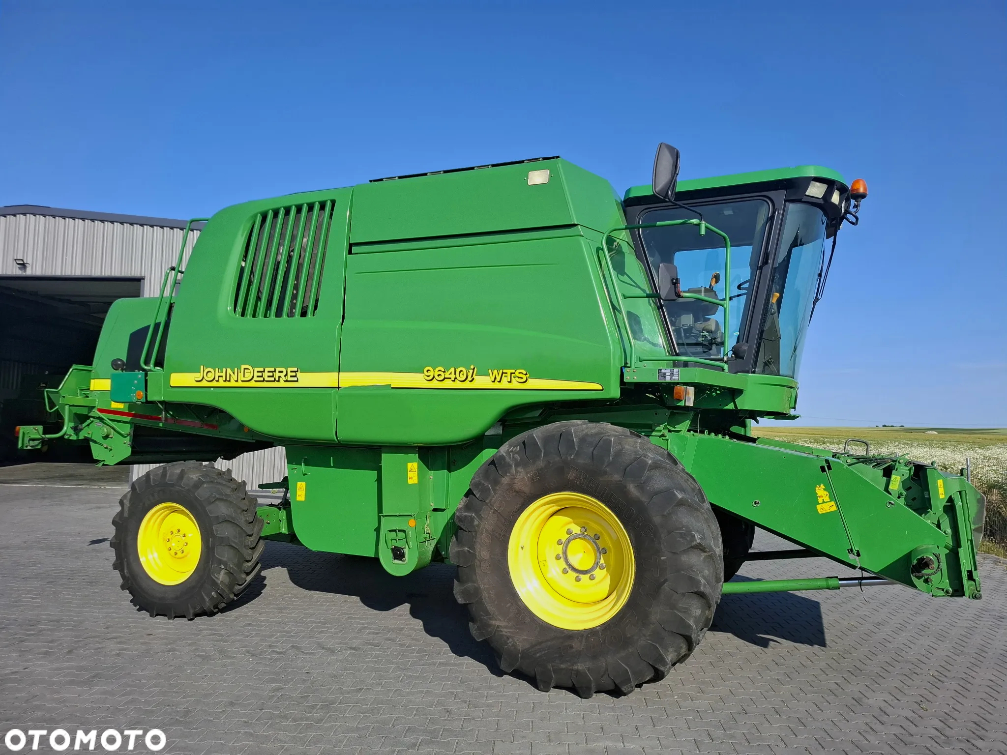 John Deere WTS 9640i 2005 Rok, heder 6,1m, Stol do rzepaku, Nie Malowany, Stan Bardzo Dobry - 2