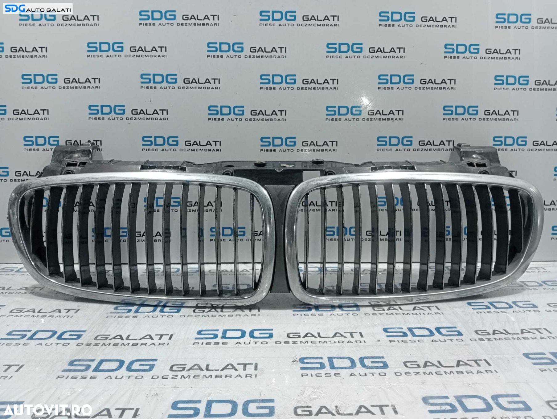 Grila Centrala cu Nara Nari Grile de pe Capota BMW Seria 7 E65 E66 730 Facelift 2005 - 2008 [L4789] - 1