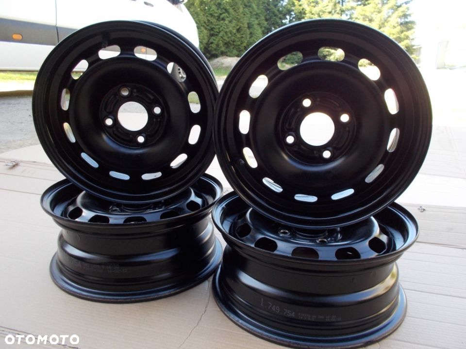4x Felgi 14 Ford Fiesta Focus Fusion Streetka Mazda 2 - 1