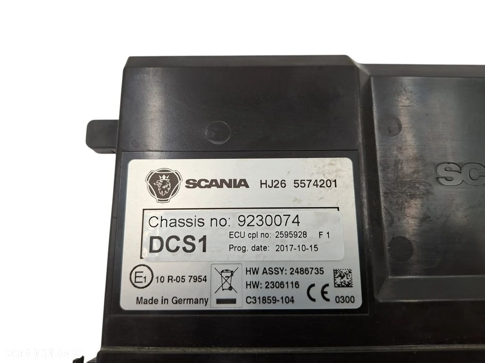 STEROWNIK MODUŁ DRZWI KIEROWCY DCS1 SCANIA NTG R S 2595928 - 2