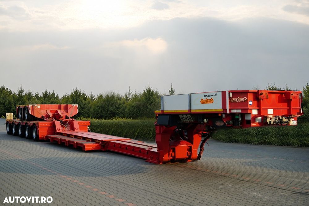Nooteboom EURO -111-25-ID ȘASIU JOS / EXTENSIBIL / INTERDOLL / SUPORT / 7 AXE / AXE DE DIRECȚIE / SAF / CAPACITATE DE ÎNCĂRCARE: 74.000 KG! - - 3