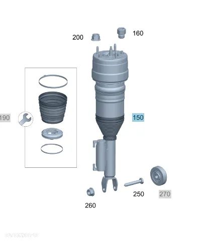 Amortyzator E63 AMG W213 - 1
