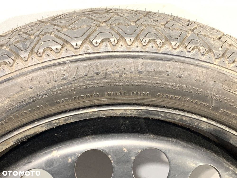 KOŁO DOJAZDOWE 16 5X110  65    115/70 - 170.00 PLN -    OPEL - 3