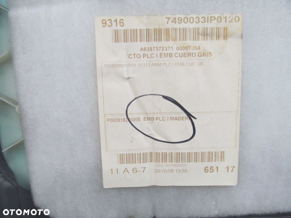 MERCEDES VITO VIANO TAPICERKA BOCZEK SKORA L ! - 5