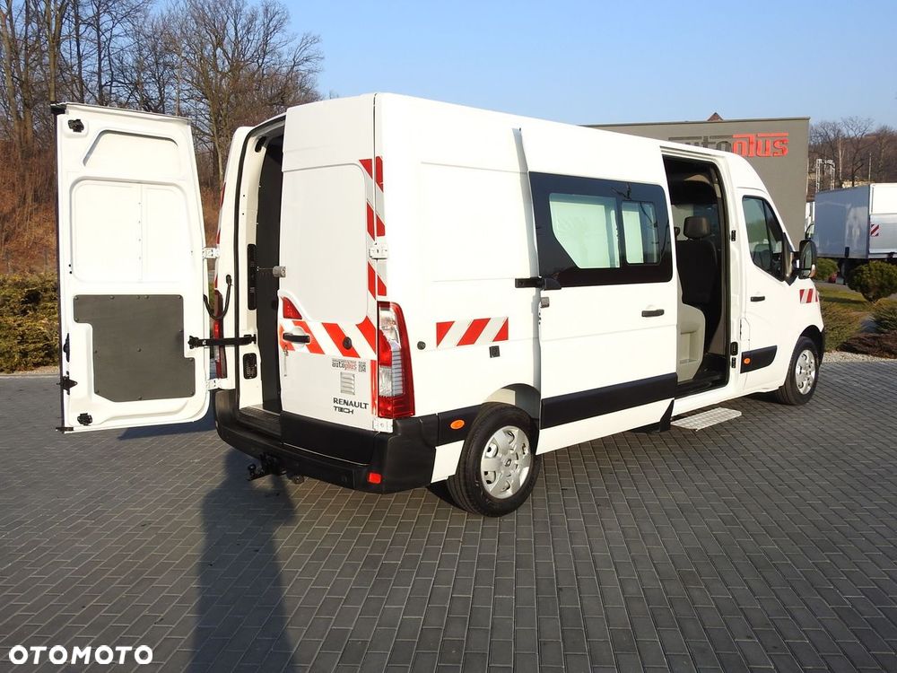 Renault MASTER FURGON BRYGADÓWKA  7 MIEJSC TEMPOMAT KLIMATYZACJA  130KM - 4
