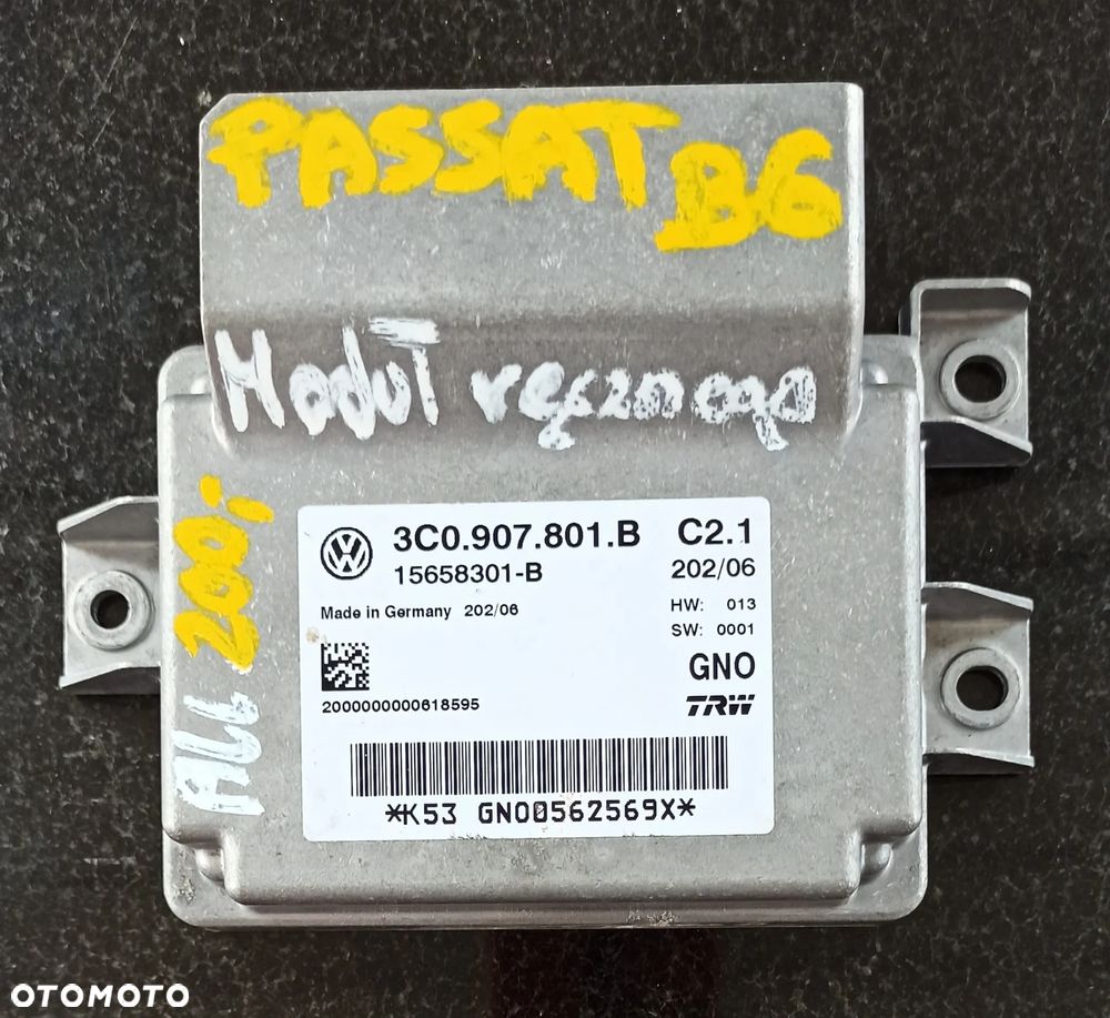 Moduł Ręcznego Vw Passat B6 3C0907801B - 1