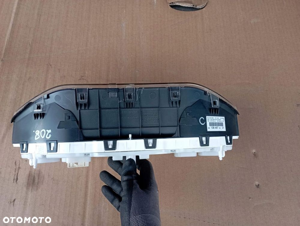 PEUGEOT 208 LIFT LICZNIK PRĘDKOŚCIOMIERZ ZEGARY RAMKA EUROPA 9813848780 - 2