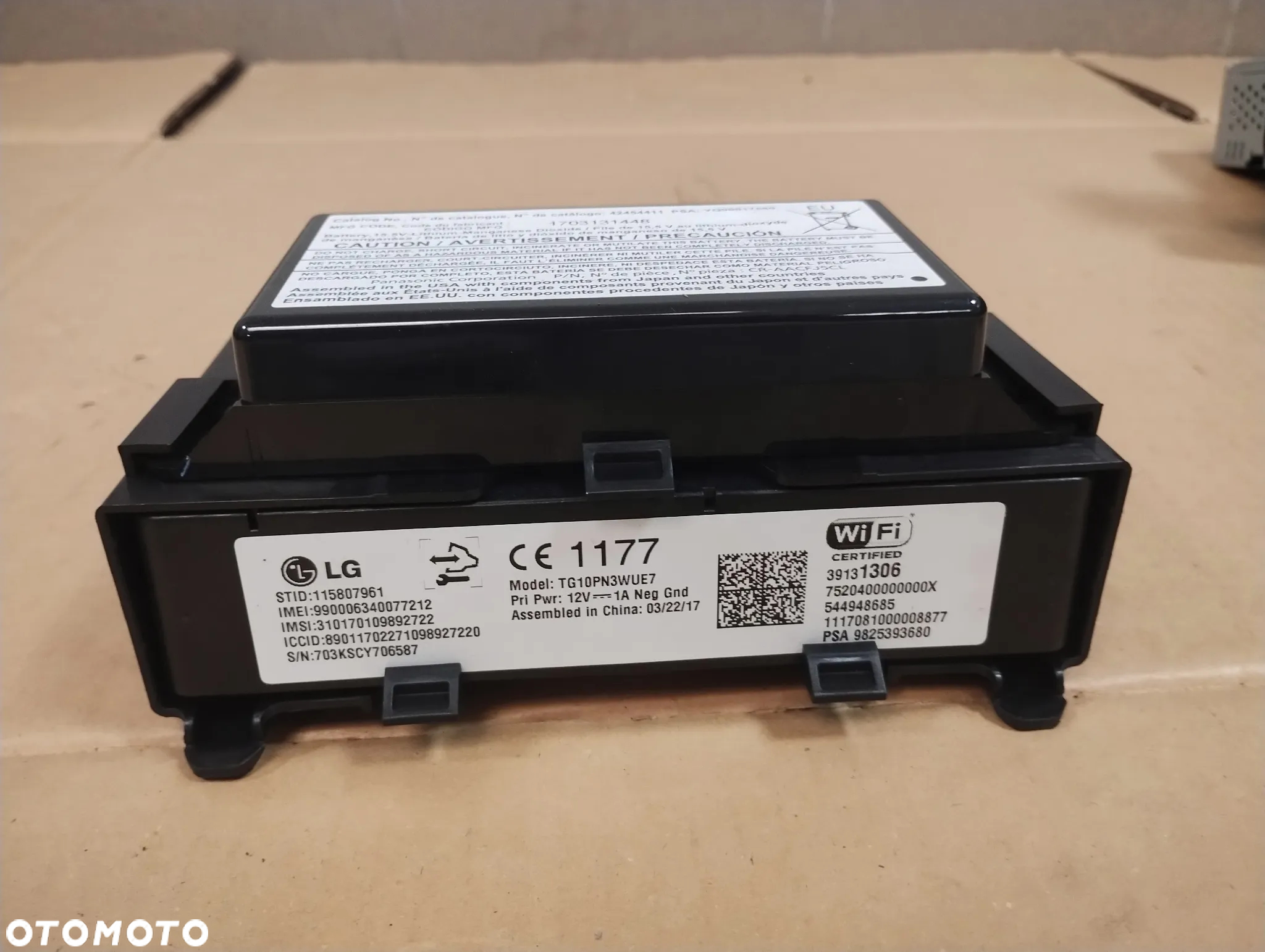 OPEL CROSSLAND X STEROWNIK MODUŁ WIFI 39131306 YQ00017580 - 2