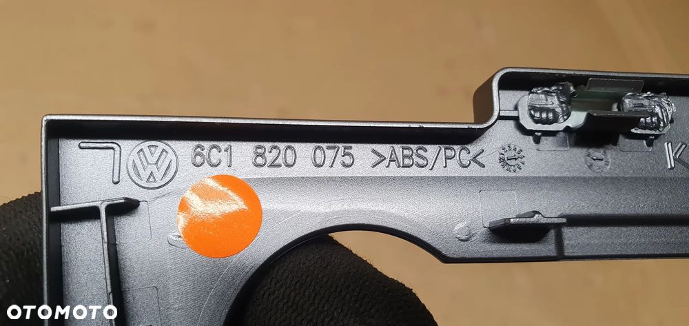 Ramka panelu nawiewu konsoli dekor VW Polo V 6R 6C1820075 - 5