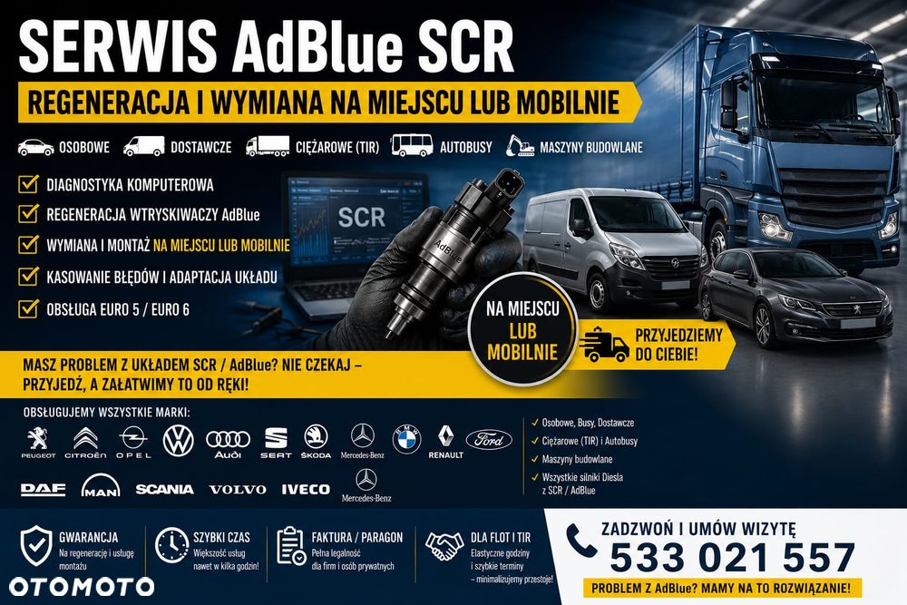 Regeneracja Naprawa Wymiana Wtryskiwaczy AdBlue SCR Check Engine Mobilny Serwis - 1