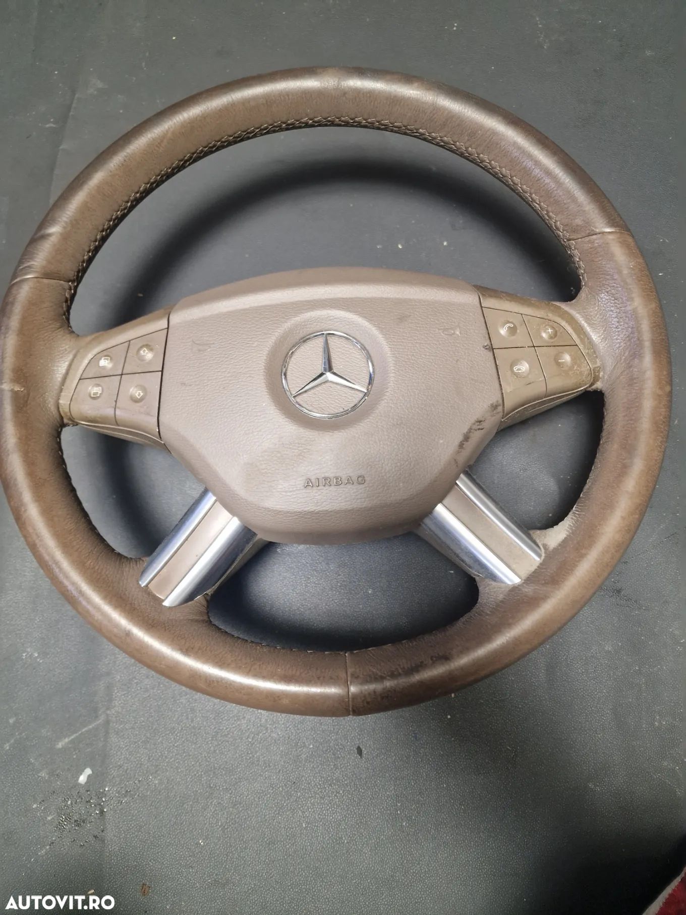 Volan cu comenzi si padele volan,airbag Mercedes R-Class w251 - 1