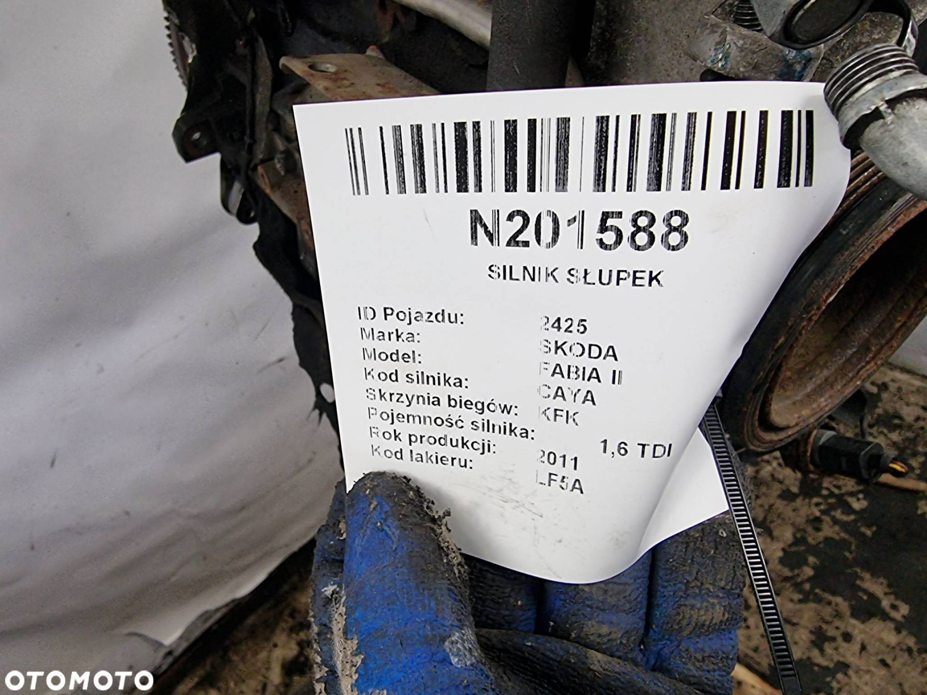 SILNIK SŁUPEK SKODA FABIA II CAYE - 7