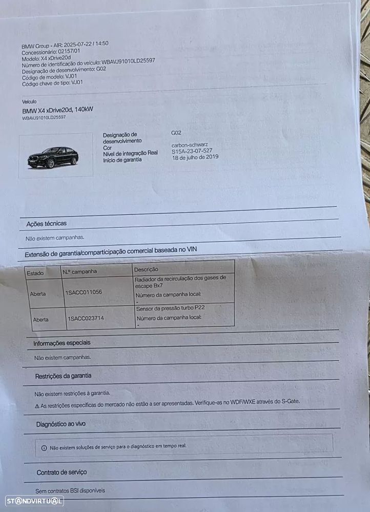 BMW X4 20 d xDrive Pack M Auto - 60