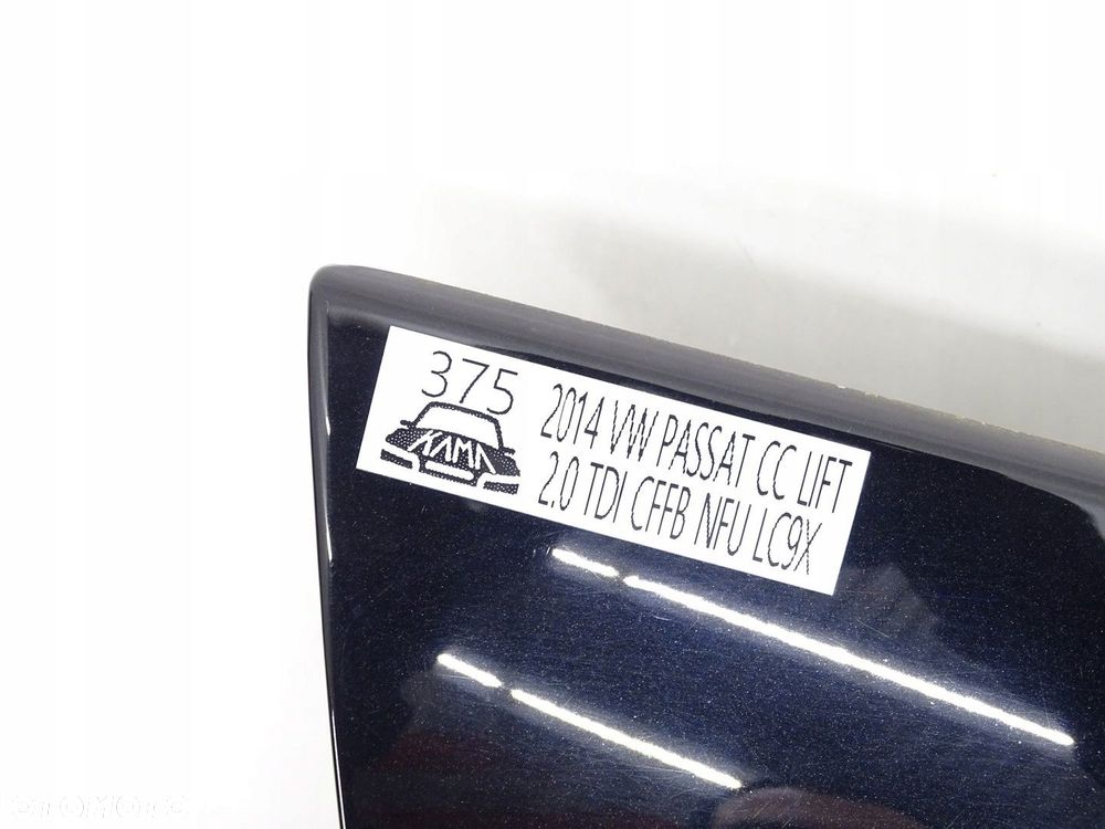 BŁOTNIK PRAWY PRZÓD PRZEDNI VW PASSAT CC 3C8 LIFT CZARNY LC9X - 12