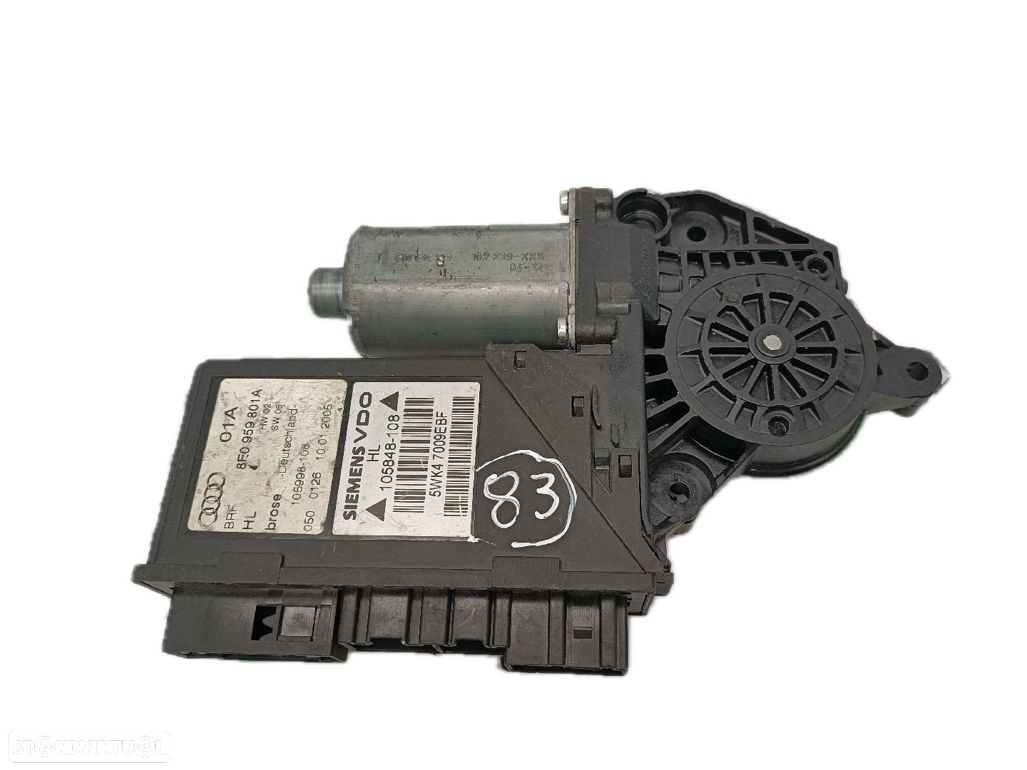 Motor Elevador Trás Direito Audi A4 (8E2, B6) - 2