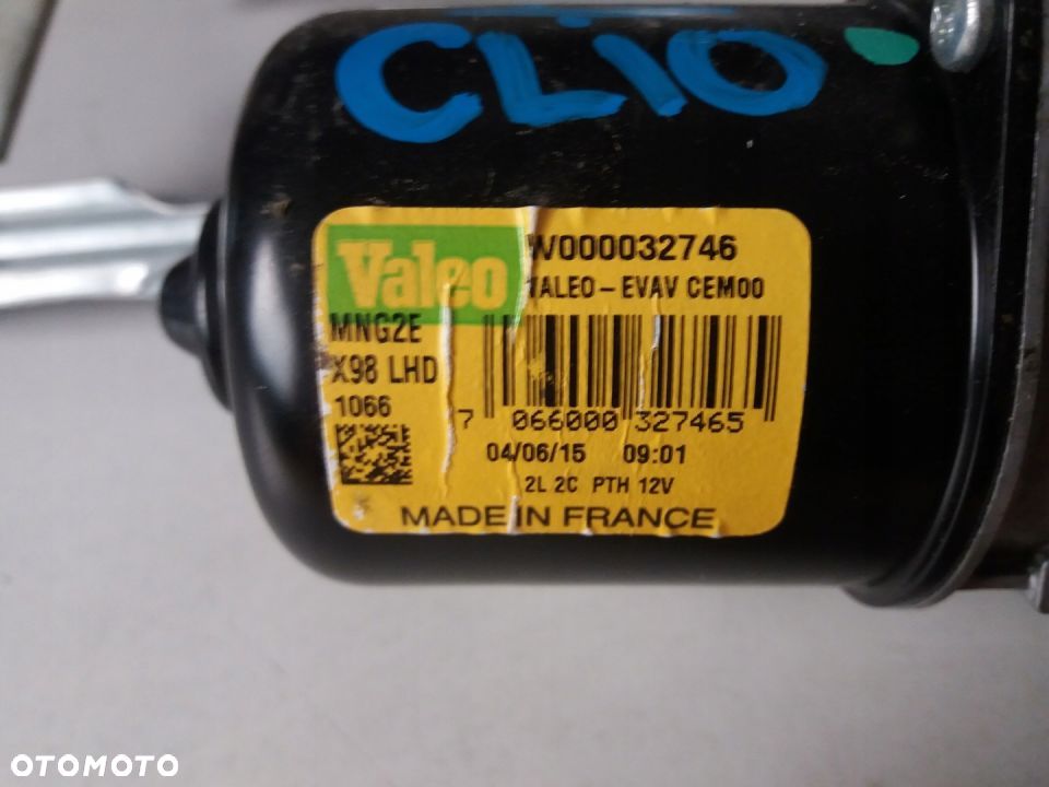 MECHANIZM SILNICZEK WYCIERACZEK RENAULT CLIO 4 IV  III ,3 II 2 I 1 - 3