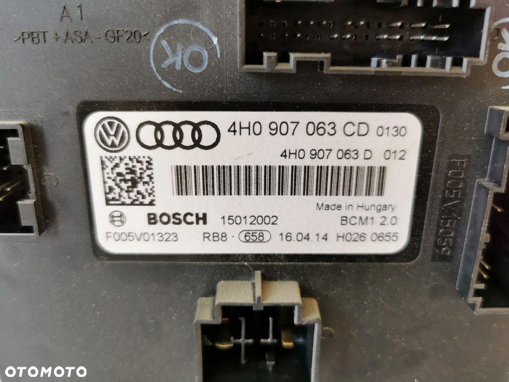 VW TOUAREG II 7P 10-18R STEROWNIK MODUŁ KOMFORTU 4H0907063CD 4H0907063 CD - 2
