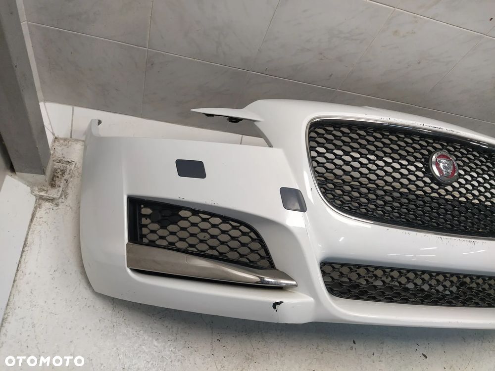 JAGUAR XF X260 ZDERZAK PRZÓD PRZEDNI KOMPLETNY SPRYSKIWACZE GRILL ATRAPA CHŁODNICY ZNACZEK ORYGINAŁ - 9