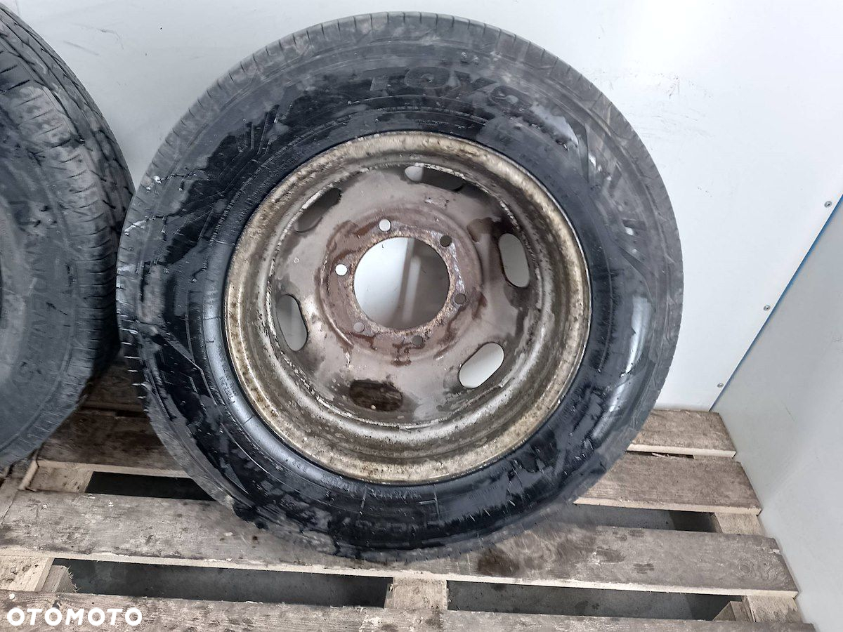 FELGI STALOWE KOMPLET 16 6x180 Z OPONAMI 195/75R16C FORD TRANSIT MK6 - 11